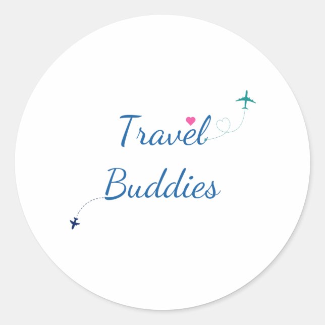 Sticker Rond Les Étudiants - Aventure (Devant)