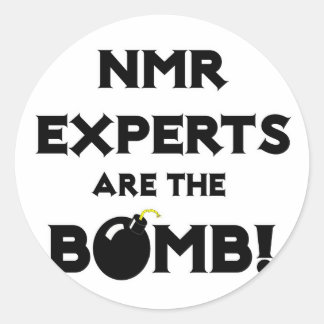 Sticker Rond Les Experts De La RMN Sont La Bombe !