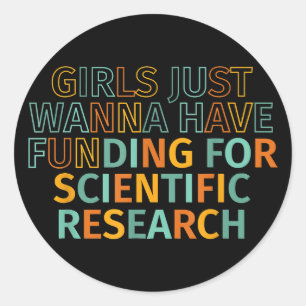 Sticker Rond Les Filles Voulaient Juste Avoir Un Financement Po