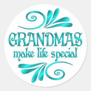 Sticker Rond Les grands noms font la vie spéciale