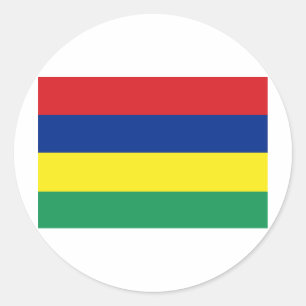 Sticker Rond Les Îles Maurice