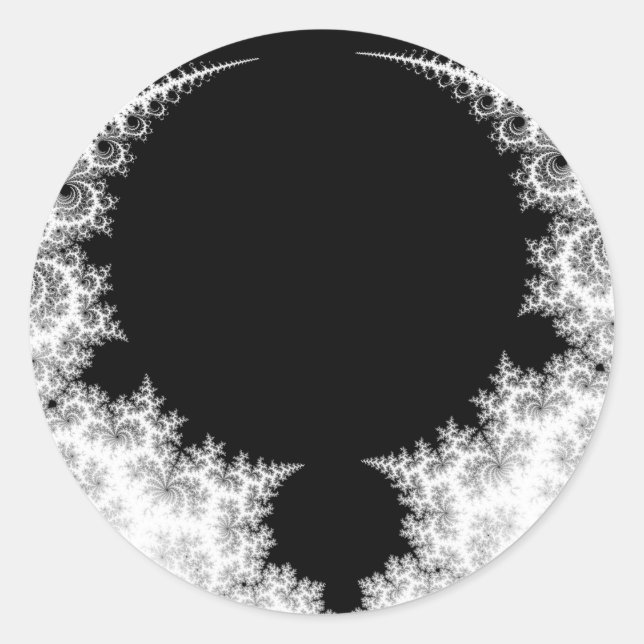 Sticker Rond Les pins (Devant)
