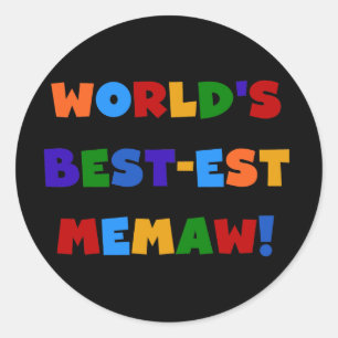 Sticker Rond Les plus beaux maillots de couleurs vives du monde