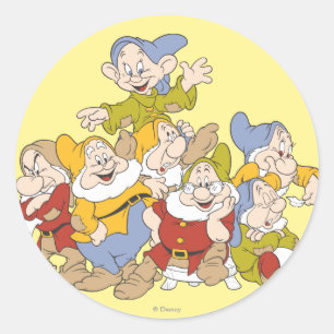 Sticker Rond Les sept nains 4