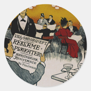 Sticker Rond Les successeurs de Vilhem Soborg