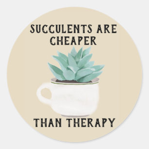 Sticker Rond Les Succulents sont meilleur marché que