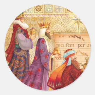 Sticker Rond Les Trois Rois