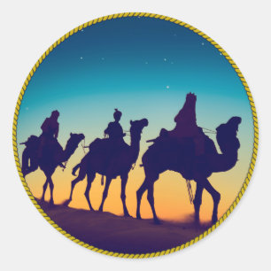 Sticker Rond Les Trois Sages