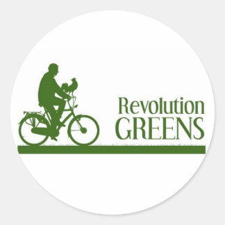 Sticker Rond Les Verts de la révolution