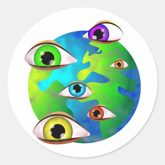 Sticker Rond les yeux du seigneur (Devant)