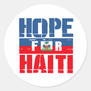 Sticker Rond L'espoir pour Haïti