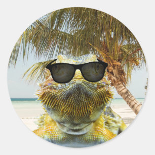 Sticker Rond L'été arrive