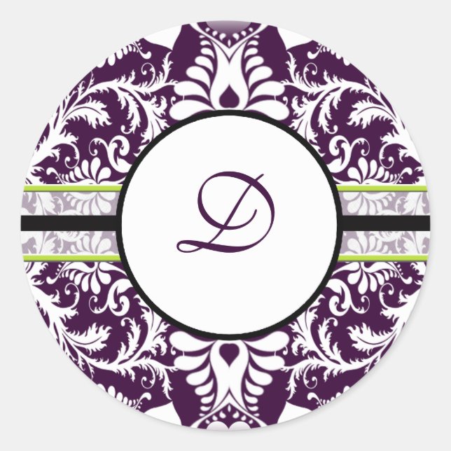 Sticker Rond LETTRE D Mariage DE L'AUTRE TITULAIRE POPULAIRE DO (Devant)