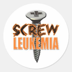 Sticker Rond Leucémie