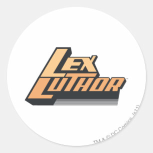 Sticker Rond Lex Luther - Two Lines