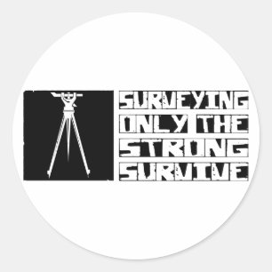 Sticker Rond L'examen survivent