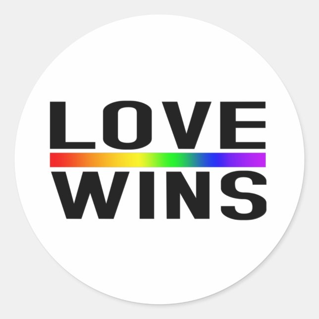 Sticker Rond LGBTQ+ Pride (Devant)