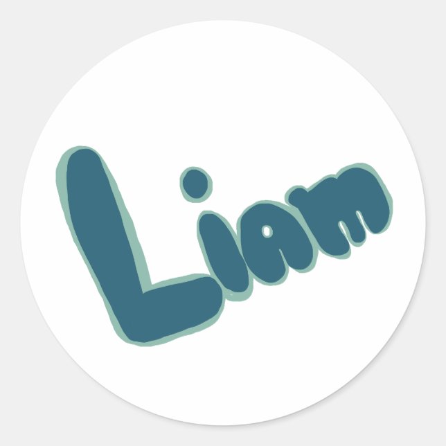 Sticker Rond Liam (Devant)