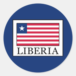 Sticker Rond Libéria