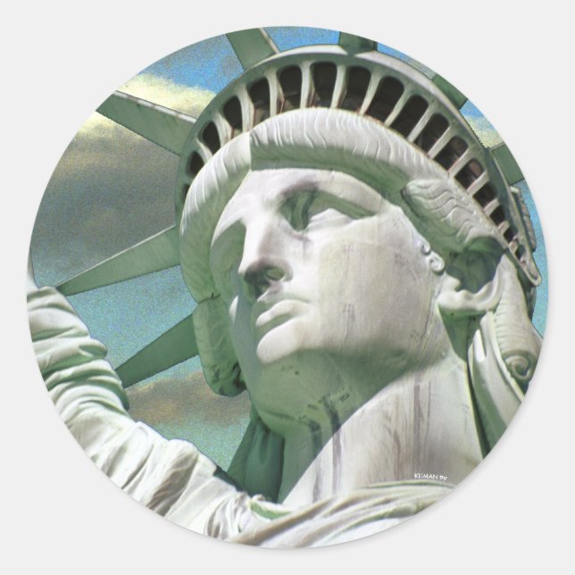 STICKER ROND LIBERTÉ (Devant)