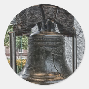Sticker Rond Liberty Bell