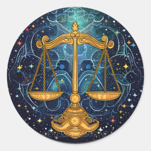 Sticker Rond Libra
