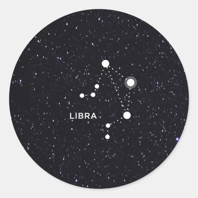 Sticker Rond Libra (Devant)