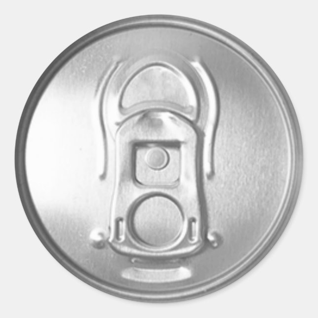 Sticker Rond Lid Pop Soda (Devant)