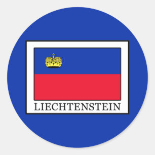 Sticker Rond Liechtenstein