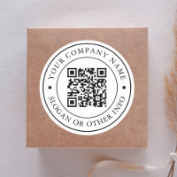 Lien du site Web Code QR Nom commercial minimal