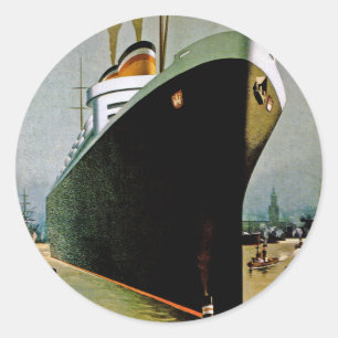 Sticker Rond Ligne Hambourg-Amerika