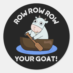 Sticker Rond Ligne Ligne Ligne Votre Chèvre Drôle Animal Pun Da