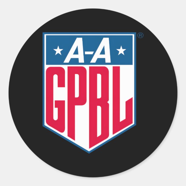 Sticker Rond Ligue américaine de baseball (Devant)