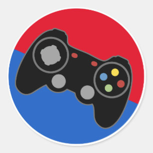 Sticker Rond Ligue Pro Gamer
