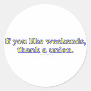 Sticker Rond LikeWeekends