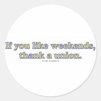 Sticker Rond LikeWeekends