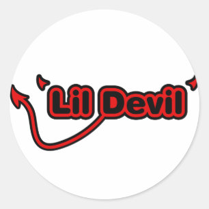 Sticker Rond Lil Devil