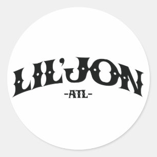 Sticker Rond Lil Jon "ATL "