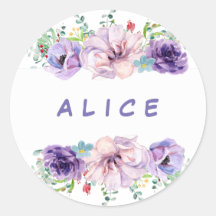 Lilac romantique customisé et floral Eucalyptus