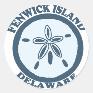 Sticker Rond L'île de Fenwick.