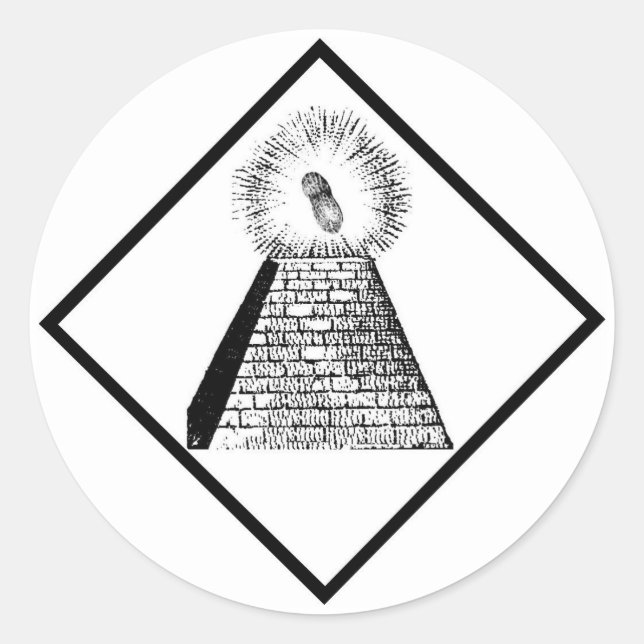 Sticker Rond L'illumination (Devant)