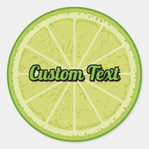 Sticker Rond Lime