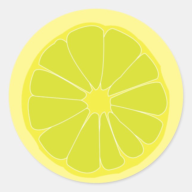 Sticker Rond Lime (Devant)