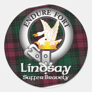 Sticker Rond Lindsay Clan