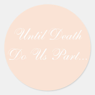 Sticker Rond Linge d'Invitation personnalisé