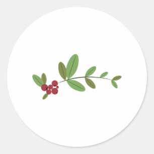Sticker Rond Lingonberry