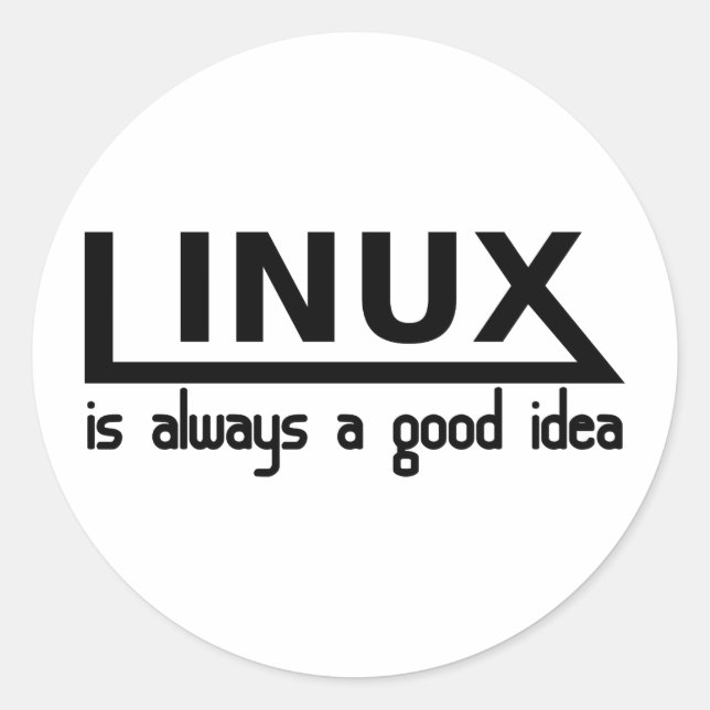Sticker Rond Linux (Devant)
