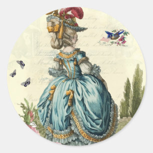 Sticker Rond l'invitation (ronde)