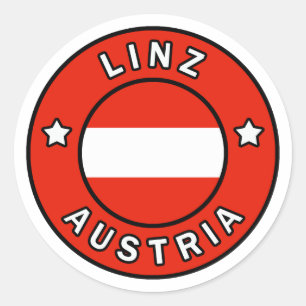 Sticker Rond Linz Autriche