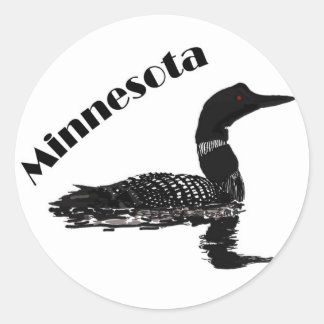 Sticker Rond Lion du Minnesota